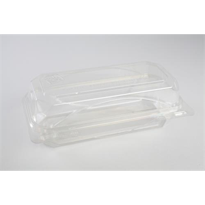 Container Plastic Hinged 5x9x2.85 Clear, Bottlebox