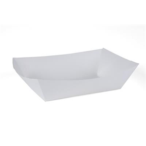 Food Tray 3lb White 0556