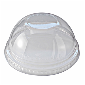 Lid Cup, Dome 16/24oz No Hole Grnwre PLA