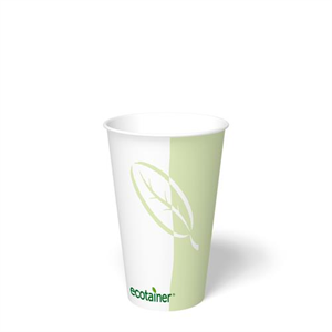 Cup Paper Hot 16oz, Ecotainer BPI
