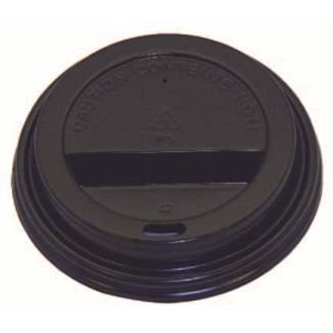 Lid Cup Dome, Black Fits 8sq. 10-24oz Cup 50x20