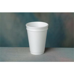 Cup Foam, 12oz White, UPC PS