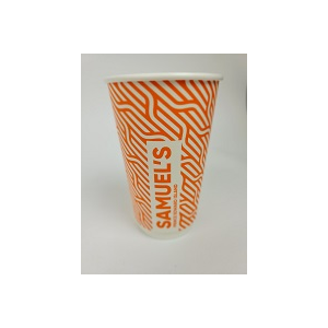 Cup Paper Hot 16oz Double Wall Printed 1C "Samuels"