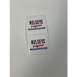 Label, 1.5" Square, Tamper Proof, 3 Spot Clr, Rounded Corners