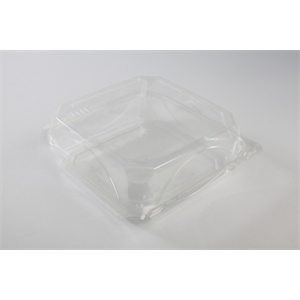 Container Plastic Hinged 8x8x3 Clear, Bottlebox