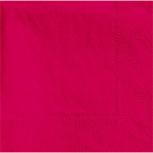 Napkin Cocktail 2Ply Red