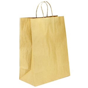 Bag Paper Handle Twisted 13"x7"x17", Kraft
