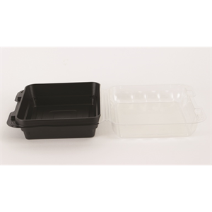 Cont Plas, SM Snack Box - 5.75x7.88x2.25", PS