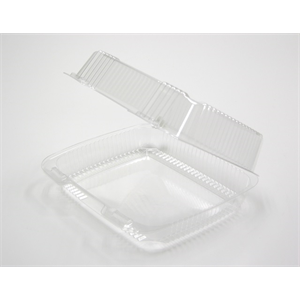 Container Plastic Hinged, 1-Comp 36oz PP