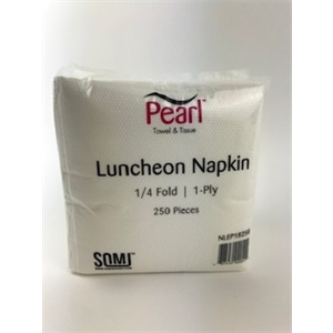 Napkin Luncheon 1ply 1/4 fold 18x250