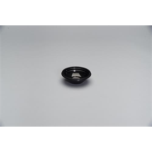Bowl Plastic, 12oz Black 6x2" (Lid BW916) PET