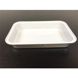 Foil Casserole Dish White 6.25x4x1 PET