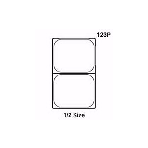 Food Pan Cold 1/2 Size 6" Deep