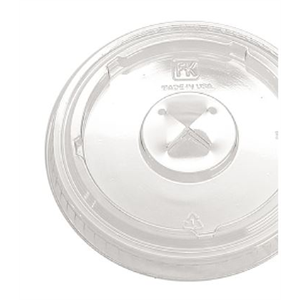 Lid Cup, Kal-Clear 16&24oz  X-Slot PET