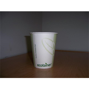 Cup Paper Hot 8oz, PLA Ecotainer BPI