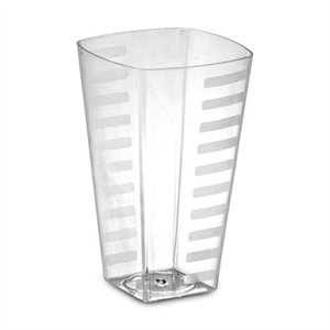 Tumbler 10oz X-Heavy Square Clear 12x14