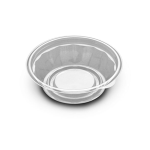 Bowl Plastic 8oz PET Clear Round, Lid S01P