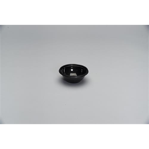 Bowl Plas, 16oz Blk, 6x2.38" (Lid BWS916) PET