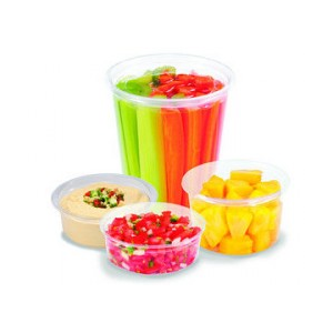 Container Plas Deli, 24oz Clr ALUR Rnd PET