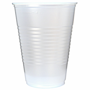 Cup Plastic, 16oz Cold Translucent, 36/plt PS