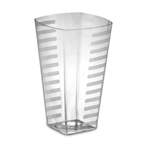 Tumbler 16oz X-Heavy Square Clear