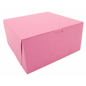Cake Box Pink 10x10x5"