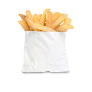 Bag Fry White GP, 4-1/2x3-1/2" PB3