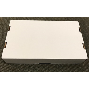 Box Corr. Catering Large White/Kraft 22x13.5x4"