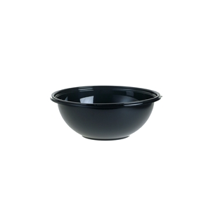 Bowl Plastic, 10lb Black - 160oz PET