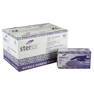 Glove Nitrile  X- Lrg Blue PF Sterex/SafeGuard