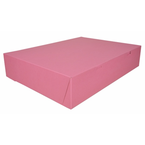 Cake Box Pink 20x14-1/2x4"