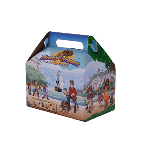 Box Barn Carry-Out 6-7/16x4x3-3/4" - Pirate Kid's Meal