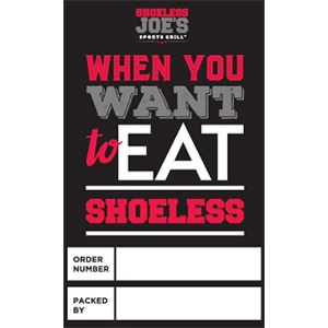 Sticker 2x3" Shoeless Joe Printed 3C NEW