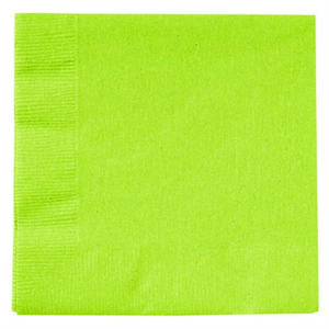 Napkin Bev Lime Green 2 Ply 1/4 Fold