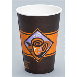 Cup Paper Hot, 12oz Vend. (Gourm Café Dsgn)