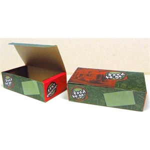 Box Dinner Top Fold 9x4 1/2x2 9/16" Stk Prt