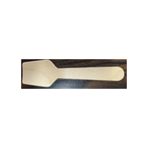 Gelato Spoon 3.75" Wood Square 100x100