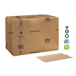 Napkin Xpress 1Ply Tork Kraft Plain 12x500