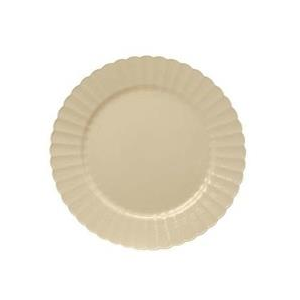 Plate Plastic, 6" Bone Resposable