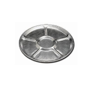 Tray Aluminum 16" Lazy Susan 6-COMP, 14414