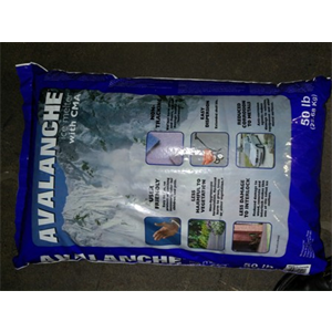 Ice Melt Crystl 50lb bag Blue Avalanche (7x7)