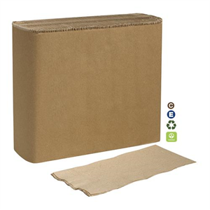 Napkin Dinner 1Ply 1/8 Fold Kraft 12x250