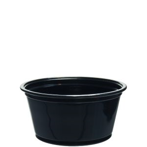 Cup Plastic Portion 2oz Black PP