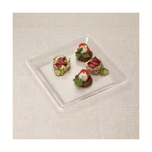 Square Tray 10.75" x 10.75" Clear