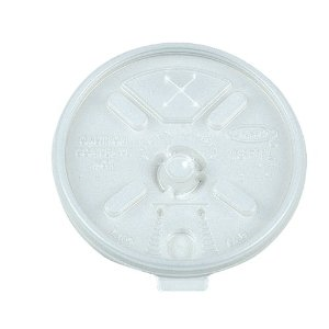 Lid Cup, 14/16/20J Wht Tear-Tab Dart 16FTL HIPS