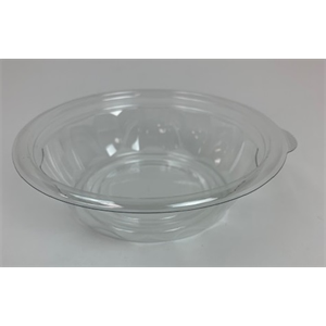 Bowl  Plas 8oz Clear  RPET, LId HPBL145 (40x12)