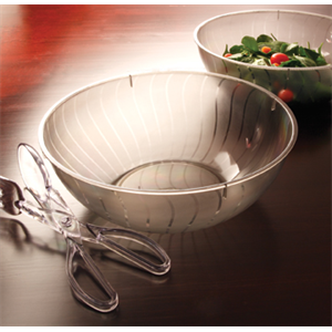 Bowl Plastic, 192oz Clear Round