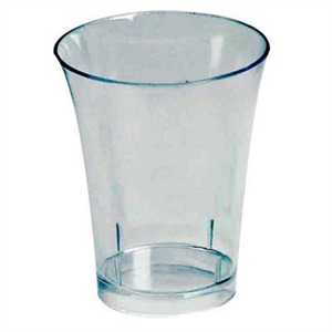 Shooter Glass Plastic, 2oz Blue