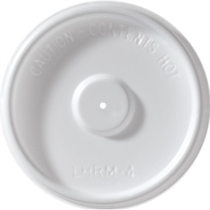 Lid Cup Hot 4oz White