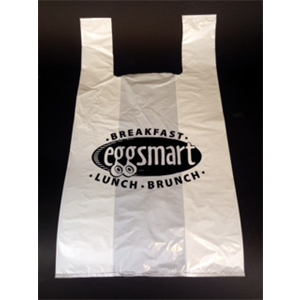 Bag T-Shirt White EGGSMART, Prt.BLK 1C/1S